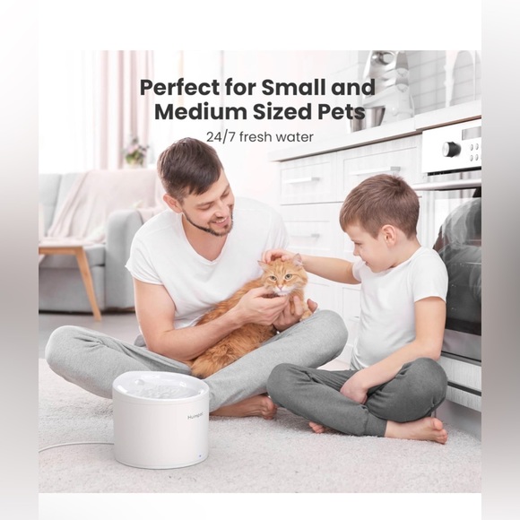 Automatic Dog/Cat Water Fountain, 84oz/2.5L Pet Water Fountain - Picture 6 of 6